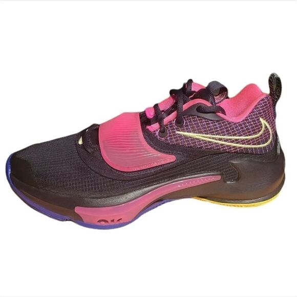 Nike Zoom Freak 3 Digital Purple Lemon Pink Basketball Men's Size's DA0694-500 - Picture 1 of 6